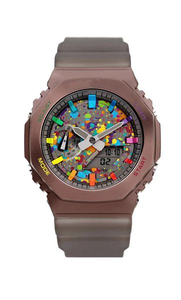 men's sports quartz digital watch 2100 metal colorful dial led automatic hand raise light full function waterproof gm iced out watch se, Slivery;brown
men's sports quartz digital watch 2100 metal colorful dial led automatic hand raise light full function waterproof gm iced out watch se, Slivery;brown
