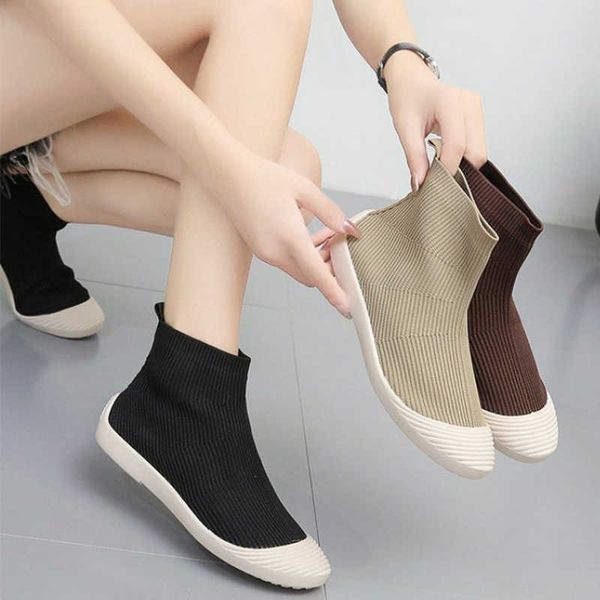 boots women's summer thick-soled height increasing sock designer sports shoes casual flat breathable non-slip sneakers 2022 y2209, Black
boots women's summer thick-soled height increasing sock designer sports shoes casual flat breathable non-slip sneakers 2022 y2209, Black