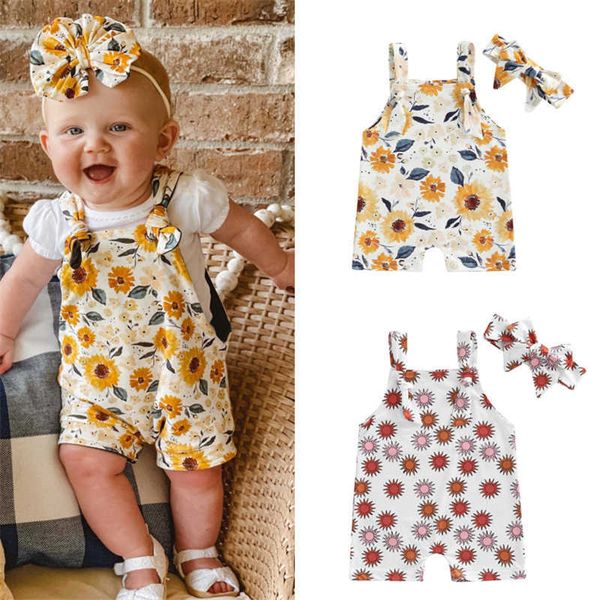 rompers baby girls summer jarretel pants with headband flowers sun print bands overall baby toddler girl jumpsuit shorts j220922, Blue
rompers baby girls summer jarretel pants with headband flowers sun print bands overall baby toddler girl jumpsuit shorts j220922, Blue