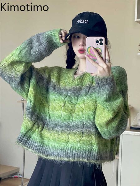 women's sweaters kimotimo gradient twist short sweater women 2022 autumn round neck long sleeve sweater korean ins vintage all match sw, White;black
women's sweaters kimotimo gradient twist short sweater women 2022 autumn round neck long sleeve sweater korean ins vintage all match sw, White;black