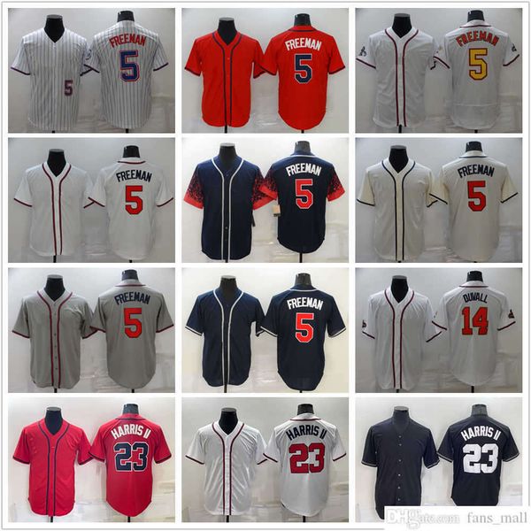 ncaa baseball 5 freddie an jerseys stitched 14 adam duvall 23 harris ii jersey breathable sport grey black red white home away blank size s-, Blue;black
ncaa baseball 5 freddie an jerseys stitched 14 adam duvall 23 harris ii jersey breathable sport grey black red white home away blank size s-, Blue;black