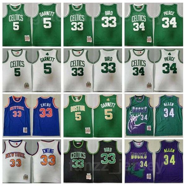 men basketball mitchell and ness patrick ewing jersey vintage larry bird 33 paul pierce 34 kevin garnett 5 ray allen retro green black purpl, Black;red
men basketball mitchell and ness patrick ewing jersey vintage larry bird 33 paul pierce 34 kevin garnett 5 ray allen retro green black purpl, Black;red