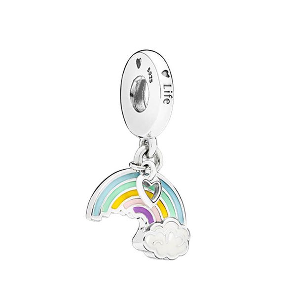 rainbow pendant 925 sterling silver charm women jewelry diy beads with original box set for pandora bangle bracelet necklace making charms, Bronze;silver
rainbow pendant 925 sterling silver charm women jewelry diy beads with original box set for pandora bangle bracelet necklace making charms, Bronze;silver