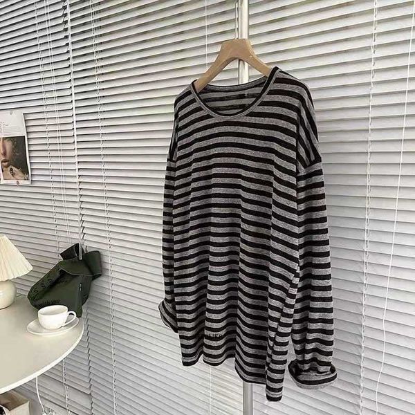 women's t-shirt large size 6xl 150kg autumn women t shrts o neck long sleeve casual striped t shirt for women loose female tees t22092, White
women's t-shirt large size 6xl 150kg autumn women t shrts o neck long sleeve casual striped t shirt for women loose female tees t22092, White