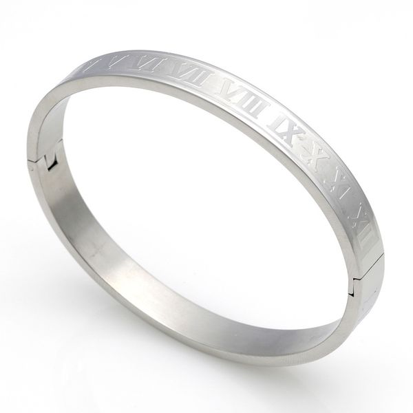 bangle nail bracelet designer chains clovers necklace men jewelry tennis mens luxury flower van woman bangles titanium south american bangle, Black