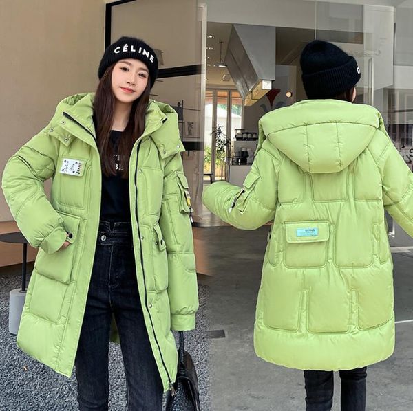 fashion parkas coats women winter 2022 korean version of parka down padded jacket thickened jjacket winter woman, Black 
fashion parkas coats women winter 2022 korean version of parka down padded jacket thickened jjacket winter woman, Black