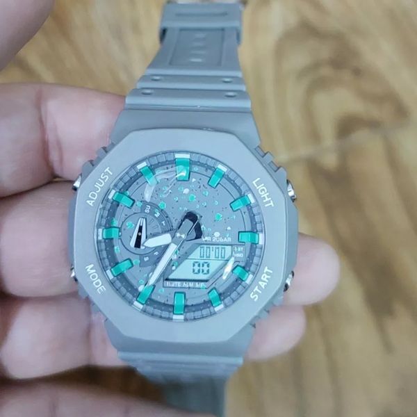 mens 2100 sports quartz digital running second chronograph color dial led automatic hand raise light full function waterproof, Slivery;brown
mens 2100 sports quartz digital running second chronograph color dial led automatic hand raise light full function waterproof, Slivery;brown