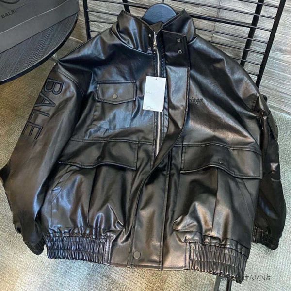 bale jacket designer men's autumn and winter couple motorcycle suit black leather jacket arm embroidered alphabet baseball jacket multi, Black;brown
bale jacket designer men's autumn and winter couple motorcycle suit black leather jacket arm embroidered alphabet baseball jacket multi, Black;brown