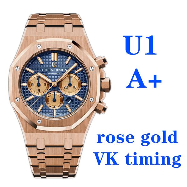u1 mens luxury sports watch style chronograph vk quartz stainless steel 42mm royal gold business fashion oak watch diving waterproof luminou, Slivery;brown
u1 mens luxury sports watch style chronograph vk quartz stainless steel 42mm royal gold business fashion oak watch diving waterproof luminou, Slivery;brown
