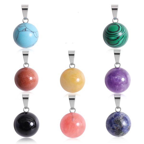 natural ball crystal stone handmade pendant necklaces for men women party club decor fashion jewelry, Silver
natural ball crystal stone handmade pendant necklaces for men women party club decor fashion jewelry, Silver