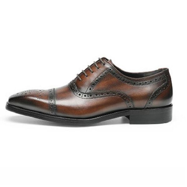 handmade genuine leather men's shoes head layer cow leather carved three joint oxford business formal da70, Black
handmade genuine leather men's shoes head layer cow leather carved three joint oxford business formal da70, Black