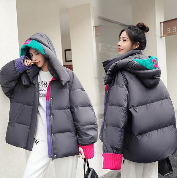 2022 winter chic hooded down cotton puffer parka coats women loose solid thicken warm jacket female new fashion zippers outwear, Black
2022 winter chic hooded down cotton puffer parka coats women loose solid thicken warm jacket female new fashion zippers outwear, Black