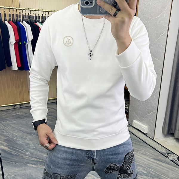 simple letter men's pullover hoodies rhinestone 2022 new autumn winter fashion solid color male sweatershirts man clothing m-5xl, Black
simple letter men's pullover hoodies rhinestone 2022 new autumn winter fashion solid color male sweatershirts man clothing m-5xl, Black
