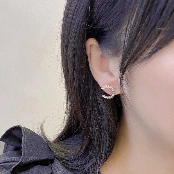2022 luxury quality charm stud earring with sparkly diamond in 18k gold plated have box stamp ps4438, Golden
2022 luxury quality charm stud earring with sparkly diamond in 18k gold plated have box stamp ps4438, Golden
