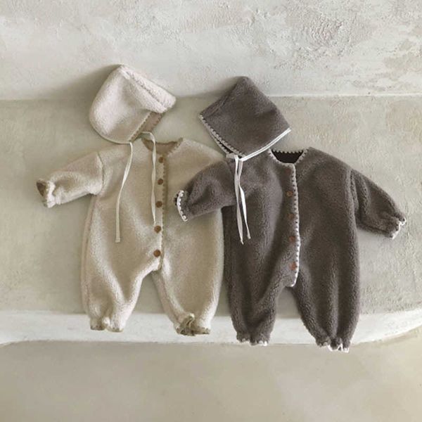 rompers newborn outdoor winter warm lamb velvet clothes boys long sleeves girls cute single breasted jumpsuit romper hats j220922, Blue
rompers newborn outdoor winter warm lamb velvet clothes boys long sleeves girls cute single breasted jumpsuit romper hats j220922, Blue