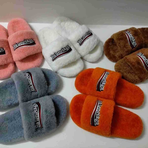designer men women plush slippers balancaiga ladies fashion winter flat wool slides sandal black white wool sandals
designer men women plush slippers balancaiga ladies fashion winter flat wool slides sandal black white wool sandals