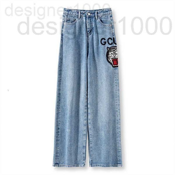 women's jeans designer 2022 nanyou new casual large size washed embroidery tiger head shows thin and wide legs 3t9z, Blue
women's jeans designer 2022 nanyou new casual large size washed embroidery tiger head shows thin and wide legs 3t9z, Blue