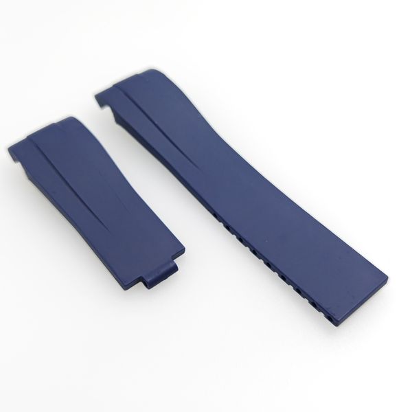 21mm - 18mm blue rubber band deployment clasp strap fit for rolex daytona, Black;brown
21mm - 18mm blue rubber band deployment clasp strap fit for rolex daytona, Black;brown