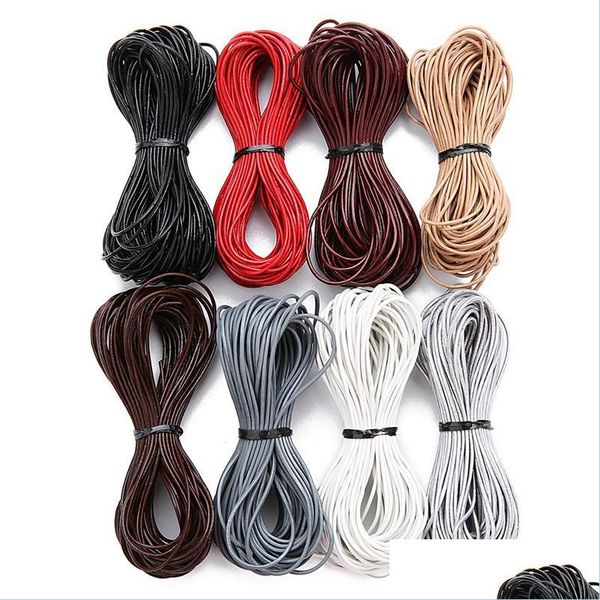 cord wire 10meter/lot 2mm 100% genuine round leather cord jewelry for bracelet thread rope necklace making finding 1192 q2 drop deli dh9py, White;red
cord wire 10meter/lot 2mm 100% genuine round leather cord jewelry for bracelet thread rope necklace making finding 1192 q2 drop deli dh9py, White;red
