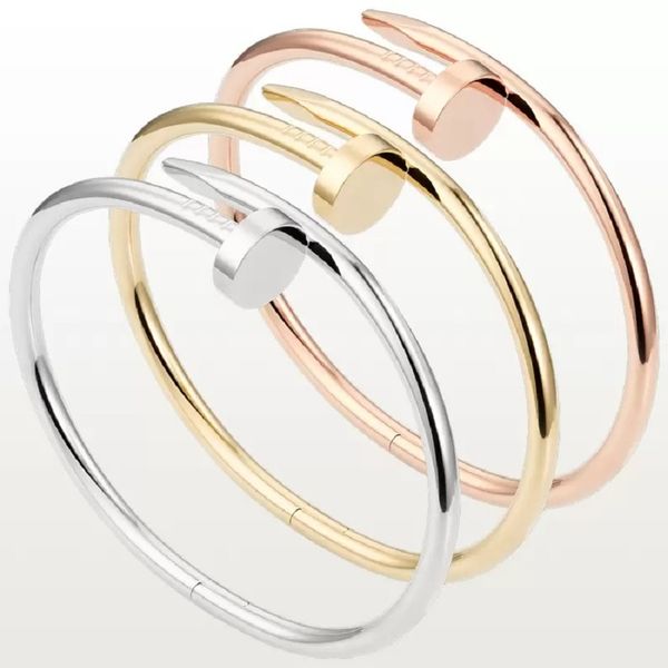 love bangle designer bracelet nail bracelets chains silver rose gold bangles classic diamond titanium bracelet for women 18k plated female, Black
love bangle designer bracelet nail bracelets chains silver rose gold bangles classic diamond titanium bracelet for women 18k plated female, Black