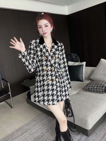balm women's brand jacket 2022 new fall winter western suit jacket women's logo print coat designer fashion leisure tweed coat spr, Black;brown
balm women's brand jacket 2022 new fall winter western suit jacket women's logo print coat designer fashion leisure tweed coat spr, Black;brown