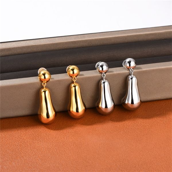 french water drop stud hollow pendant earrings small women's design sense simple fashion all-match jewelry accessories, Golden;silver
french water drop stud hollow pendant earrings small women's design sense simple fashion all-match jewelry accessories, Golden;silver