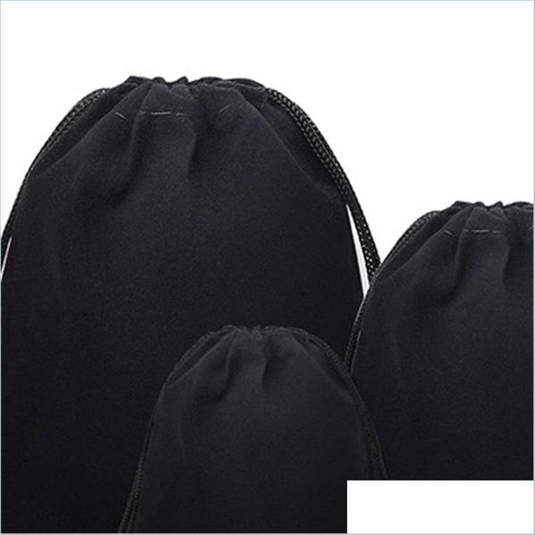 jewelry pouches bags 10x12cm 50pcs black veet dstring bag pouch jewelry christmas wedding gift packaging display 588 q2 drop delivery dhkgu, Pink;blue
jewelry pouches bags 10x12cm 50pcs black veet dstring bag pouch jewelry christmas wedding gift packaging display 588 q2 drop delivery dhkgu, Pink;blue