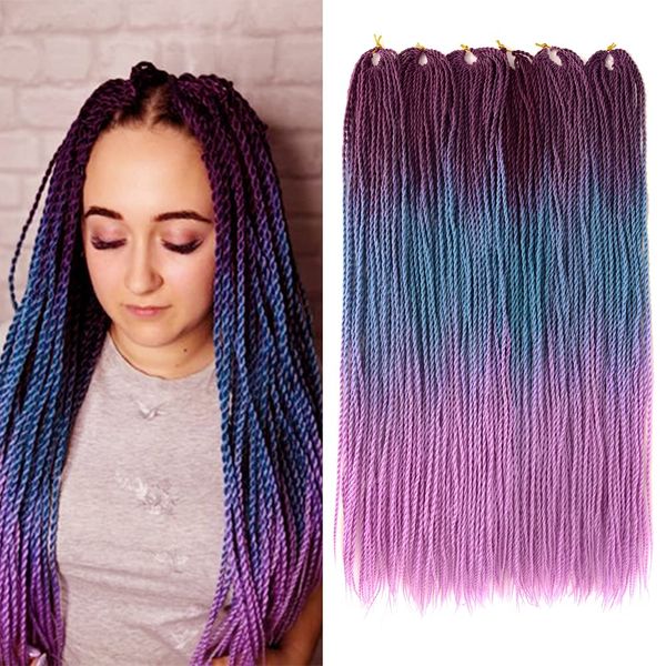 24 inch senegalese twist crochet hair small braids 30 strands/pack pre loope hair for black women synthetic hair extension ls23
24 inch senegalese twist crochet hair small braids 30 strands/pack pre loope hair for black women synthetic hair extension ls23