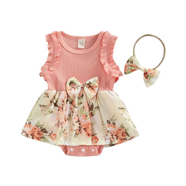 rompers 018m summer baby girl clothes floral print romper baby girl sleeveless ruffle jumpsuit for newborn playsuit headband j220922, Blue
rompers 018m summer baby girl clothes floral print romper baby girl sleeveless ruffle jumpsuit for newborn playsuit headband j220922, Blue