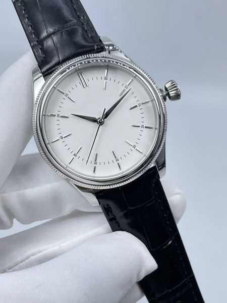mens watches fashion style black leather strap men's wristwatch stainless steel automatic mechanical movement 39mm men's wristwatc, Slivery;brown
mens watches fashion style black leather strap men's wristwatch stainless steel automatic mechanical movement 39mm men's wristwatc, Slivery;brown