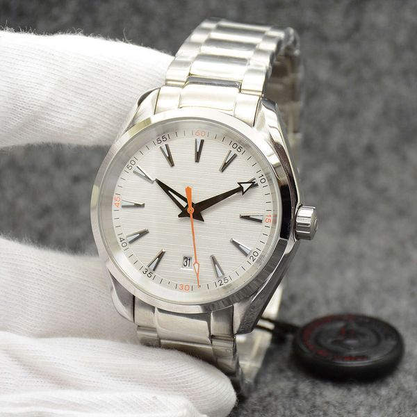 2022 silver dial watch 150m 42mm automatic mechanical stainless steel glass back sports sea mens watches, Slivery;brown
2022 silver dial watch 150m 42mm automatic mechanical stainless steel glass back sports sea mens watches, Slivery;brown