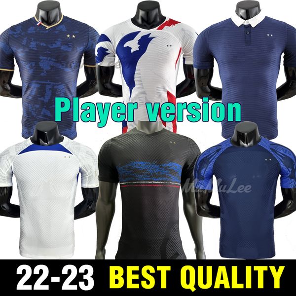 player version 2022 2023 soccer jersey pre-match training french benzema football shirts mbappe griezmann pogba kante maillots de football, Black;yellow
player version 2022 2023 soccer jersey pre-match training french benzema football shirts mbappe griezmann pogba kante maillots de football, Black;yellow