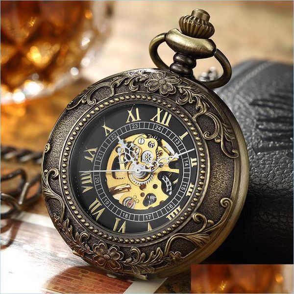 other vintage mechanical pocket fob necklace watch steampunk men bronze skeleton antique watches chain clock 170 q2 drop delivery 202 dhdvl, Blue;slivery
other vintage mechanical pocket fob necklace watch steampunk men bronze skeleton antique watches chain clock 170 q2 drop delivery 202 dhdvl, Blue;slivery
