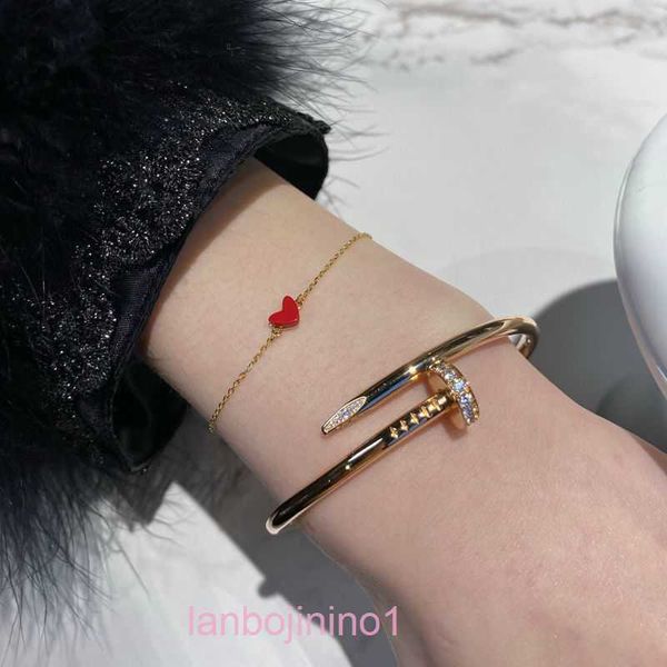 designer carti bracelet diamond charm justes un clous bracelets shidiya nail bracelet female 925 sterling silver plated with 18k rose gold m, Black
designer carti bracelet diamond charm justes un clous bracelets shidiya nail bracelet female 925 sterling silver plated with 18k rose gold m, Black
