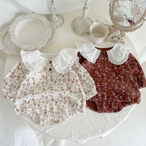 rompers 03y girl baby autumn navy collar comfortable bodysuit retro floral long sleeves cotton princess jumpsuit one piece girl outfits j220, Blue
rompers 03y girl baby autumn navy collar comfortable bodysuit retro floral long sleeves cotton princess jumpsuit one piece girl outfits j220, Blue