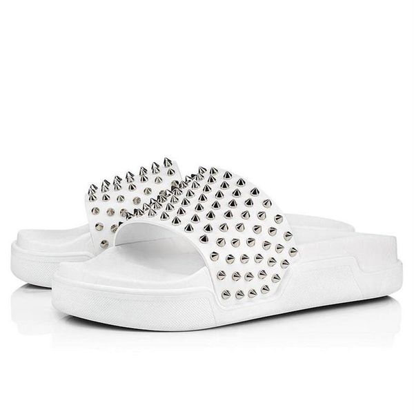 slides men slippers triple black white green spikes mens mesh breathable flat flip flops beach el fashion platform sandals287z
slides men slippers triple black white green spikes mens mesh breathable flat flip flops beach el fashion platform sandals287z