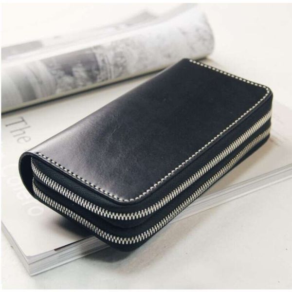 double zipper wallet the most stylish way to carry around money cards and coins men leather purse card holder long business women wallet fra, Red;black
double zipper wallet the most stylish way to carry around money cards and coins men leather purse card holder long business women wallet fra, Red;black