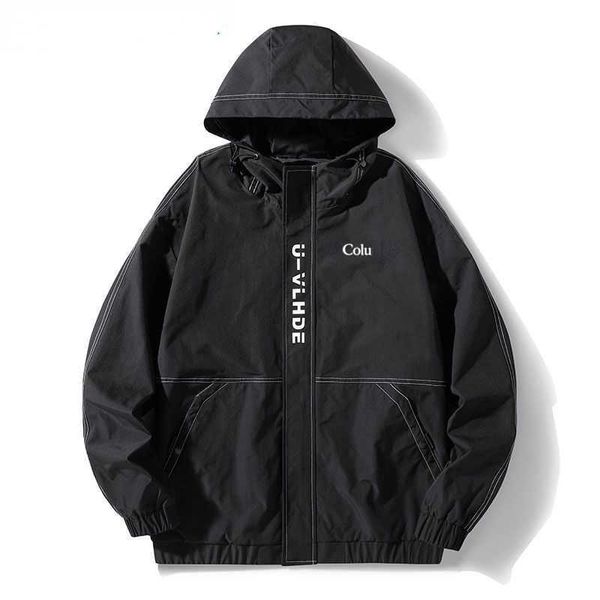 colu autumn/winter sports jacket men's designer hoodie couples loose casual fashion workwear jacket, Black;brown
colu autumn/winter sports jacket men's designer hoodie couples loose casual fashion workwear jacket, Black;brown