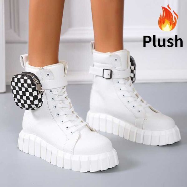 boots black punk ankle platform motorcycle martin women lace up chunky heel belt buckle pocket designer shoes large size43 y2209
boots black punk ankle platform motorcycle martin women lace up chunky heel belt buckle pocket designer shoes large size43 y2209