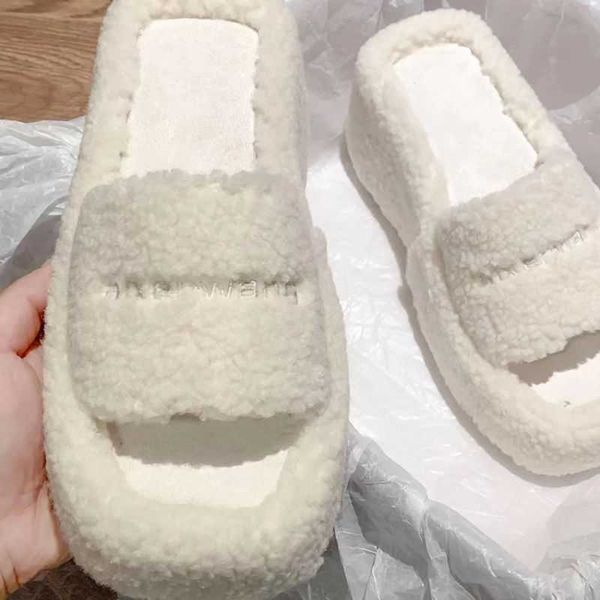designer wool slippers for women winter slides 2023 new high heel plush slipper sandals letter thick soled plush slipper sandals, Black
designer wool slippers for women winter slides 2023 new high heel plush slipper sandals letter thick soled plush slipper sandals, Black