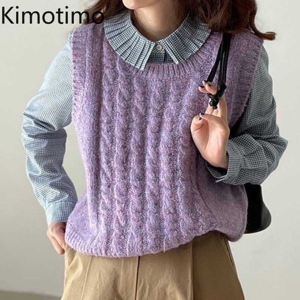 women's sweaters kimotimo sweater vest women autumn vintage outfit ohals sleeveless sweater korean chic overlap allematch twist knitted, White;black
women's sweaters kimotimo sweater vest women autumn vintage outfit ohals sleeveless sweater korean chic overlap allematch twist knitted, White;black