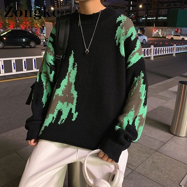 men's sweaters zongke knit black fashion hip hop streetwear winter pull vintage 2xl spring arrivals 220923, White;black
men's sweaters zongke knit black fashion hip hop streetwear winter pull vintage 2xl spring arrivals 220923, White;black