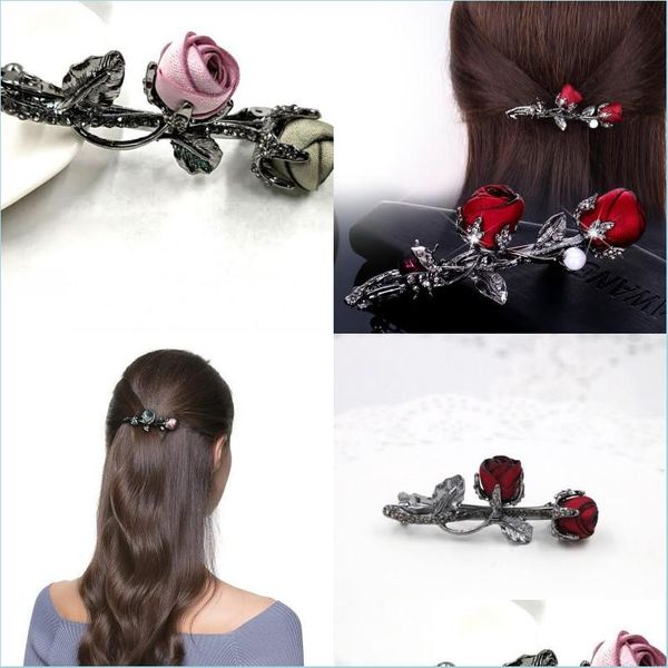 hair clips barrettes girls rose crystal rhinestone hairpin barrettes jewelry women fashion alloy horsetail clip mticolor hair access dhzyb, Golden;silver
hair clips barrettes girls rose crystal rhinestone hairpin barrettes jewelry women fashion alloy horsetail clip mticolor hair access dhzyb, Golden;silver