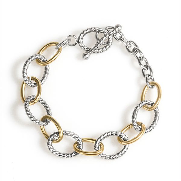 cable bangle wire chain popular braided wire rope twisted stainless steel oval bracelet, Black
cable bangle wire chain popular braided wire rope twisted stainless steel oval bracelet, Black