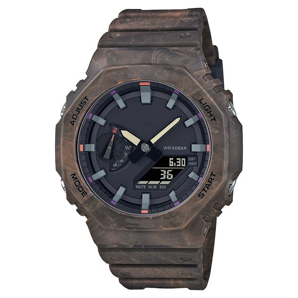 2100 men's sports quartz chronograph running second digital watch rubber color dial led display light full function waterproof, Slivery;brown
2100 men's sports quartz chronograph running second digital watch rubber color dial led display light full function waterproof, Slivery;brown