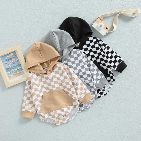 rompers infant baby girls boys autumn clothes romper checkerboard print patchwork hooded long sleeve jumpsuits with pockets j220922, Blue
rompers infant baby girls boys autumn clothes romper checkerboard print patchwork hooded long sleeve jumpsuits with pockets j220922, Blue