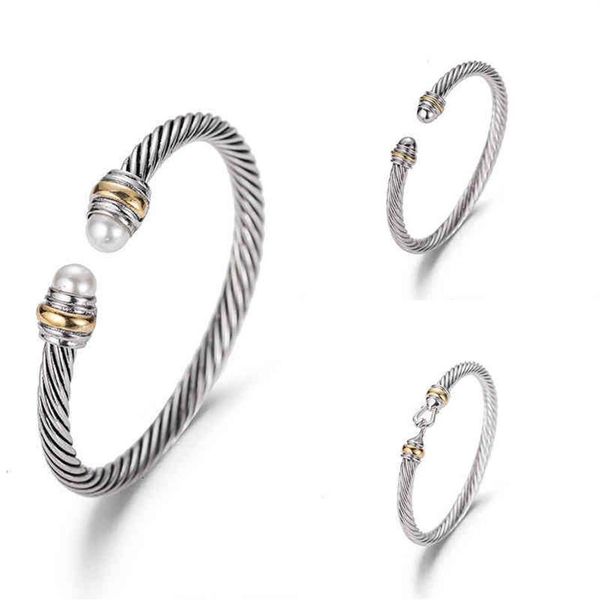 bracelet dy luxury designer ed pearl head women fashion versatile bracelets jewelry platinum plated wedding gifts 5mm247i, Black
bracelet dy luxury designer ed pearl head women fashion versatile bracelets jewelry platinum plated wedding gifts 5mm247i, Black
