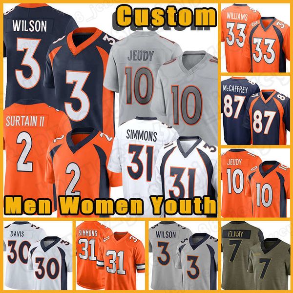 3 russell wilson patrick surtain ii football jersey 10 jerry jeudy justin simmons denver bradley chubb broncos javonte williams john elway b, Black;red
3 russell wilson patrick surtain ii football jersey 10 jerry jeudy justin simmons denver bradley chubb broncos javonte williams john elway b, Black;red