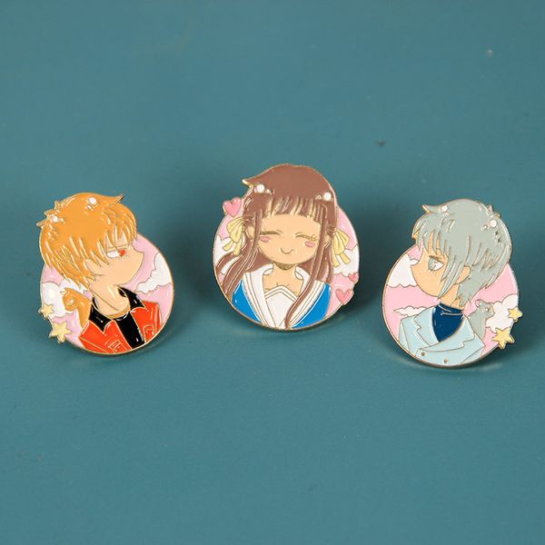 japanese anime fruit basket enamel pin women's brooch lapel pins for backpacks anime briefcase badges jewelry accessories characters, Blue
japanese anime fruit basket enamel pin women's brooch lapel pins for backpacks anime briefcase badges jewelry accessories characters, Blue