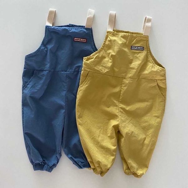 rompers kids overalls 2022 new casual letter embroidery boys girls straight clothes spring summer children cotton loose jumpsuit outfits j22, Blue
rompers kids overalls 2022 new casual letter embroidery boys girls straight clothes spring summer children cotton loose jumpsuit outfits j22, Blue